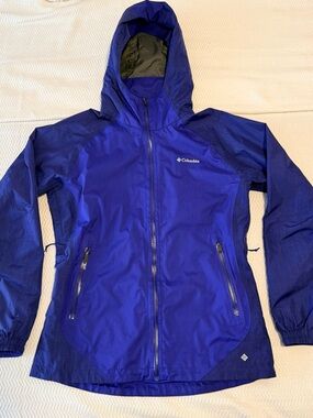 Columbia | Women’s Blue Waterproof Hooded Jacket, Size: Small